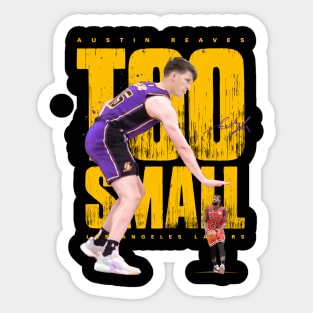 Austin Reaves Too Small Sticker